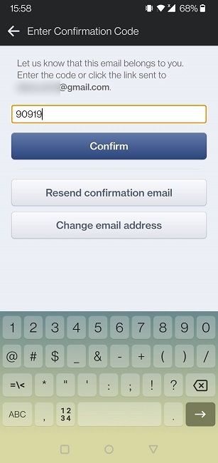 Change Facebook Primary Email Mobile Code