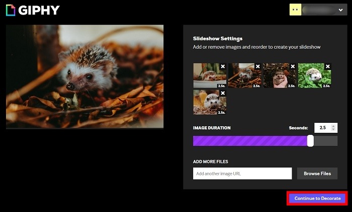 Create Gif Giphy Website Preview