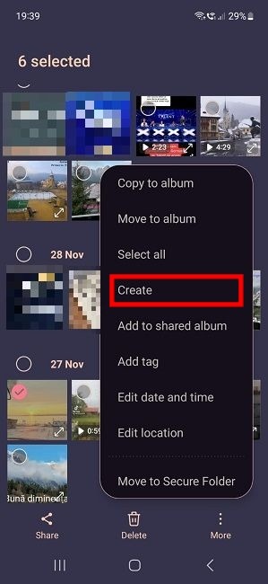 Create Gif Samsung Gallery Select