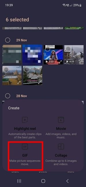 Create Gif Samsung Gallery Turn To Gif