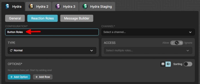 Discord How To Add Hydra Bot Config Button Roles
