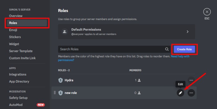 Discord How To Add Hydra Bot Discord Roles