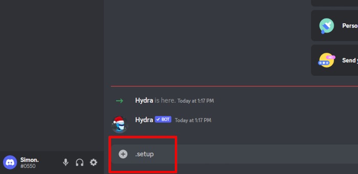 Discord How To Add Hydra Bot General Type Setup