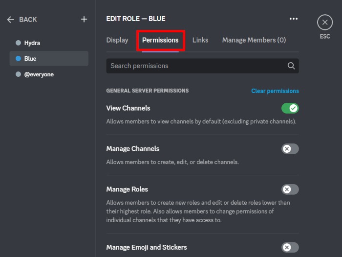 Discord How To Add Hydra Bot Role Permissions