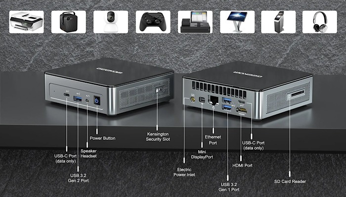 Geekom Minair 11 Ports