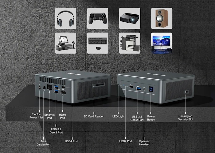 Geekom Mini It11 Ports