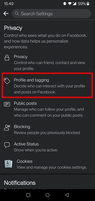 Hide Facebook Friends List Mobile Profile Tagging