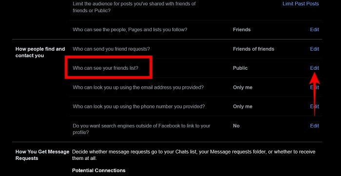 Hide Facebook Friends List Pc Who Can See
