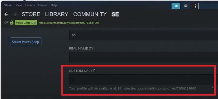 How To Find Your Steam Id And Customize It Custom Edit Url 1