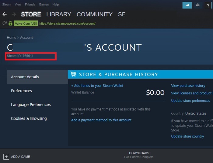 How To Find Your Steam Id And Customize It Profile Account Id
