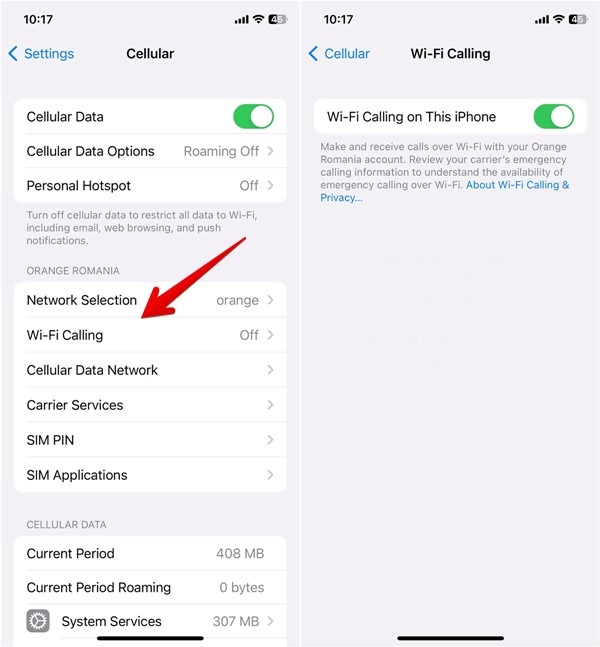 Iphone Wifi Calling Off