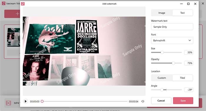 Ice Cream Video Converter Watermark