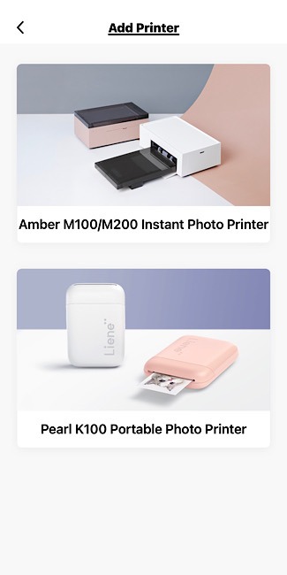 Liene Pearl Mini Photo Printer Add
