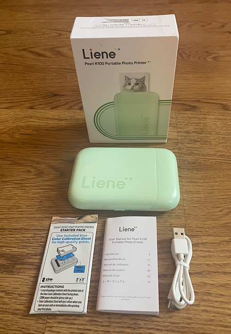 Liene Pearl Mini Photo Printer Unboxed