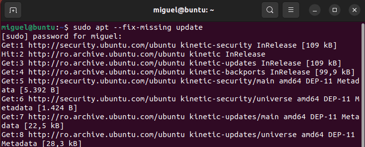 Linuxpackages Fixmissing