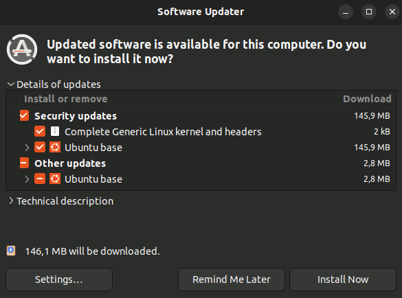 Linuxpackages Ubuntuupdater