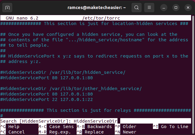 Monero Node Tor Linux 09 Hiddenservicedir