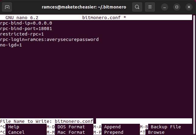 Monero Node Tor Linux 13 Configure Rpc Daemon