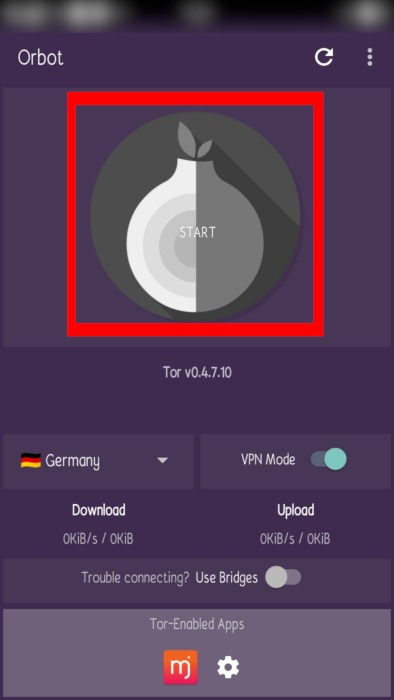 Monero Node Tor Linux 18 Start Orbot