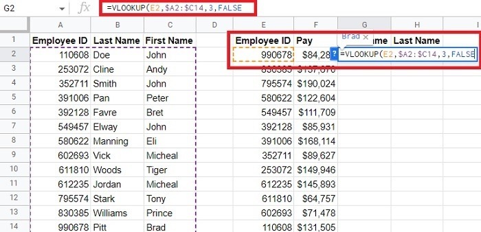 Most Useful Google Sheets Formulas Vlookup Final2