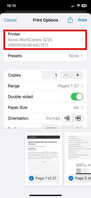 Print From Iphone Ipad Printer Options