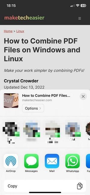 Print From Iphone Ipad Share Options