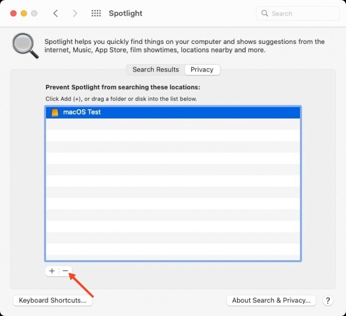 Remove The External Hard Drive To Rebuild Index