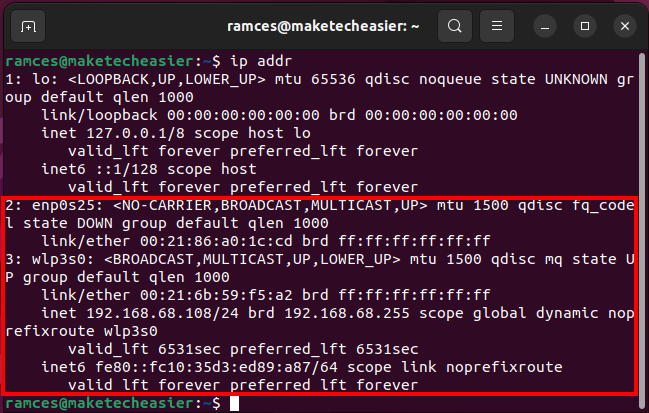 Scp Transfer Linux 04 Check Ip Address