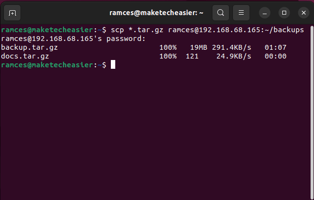 Scp Transfer Linux 07 Glob Matching Copy