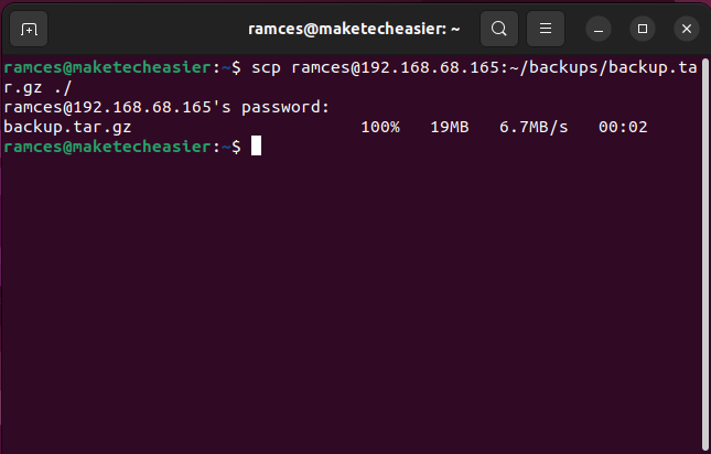 Scp Transfer Linux 08 Inverse Copying