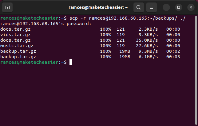 Scp Transfer Linux 10 Reverse Recursive Copying