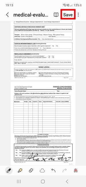 Sign Pdf Android Samsung Save