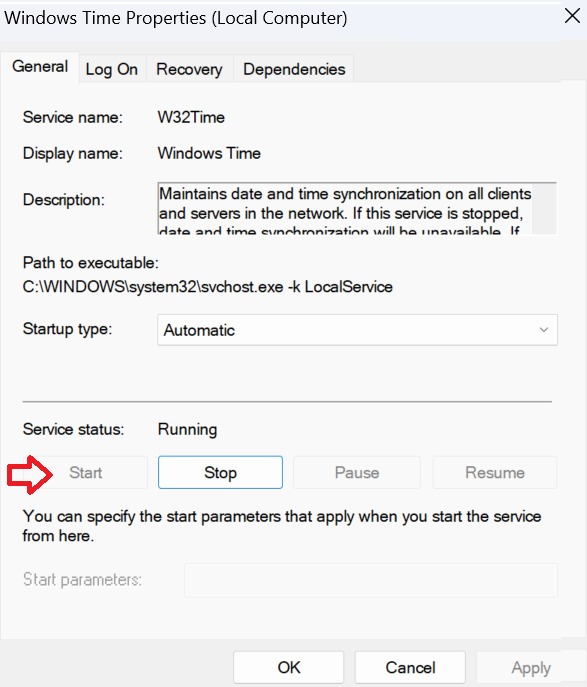 Fix-Time-Sync-Failed-Issue-Start-Service