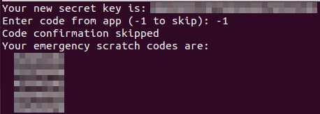 Two Factor Ssh Guide 11 Generate Secret Key