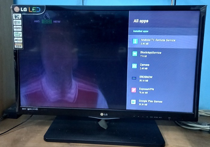 Android Phone Tv Remote Control Googletv App Visible On Tv