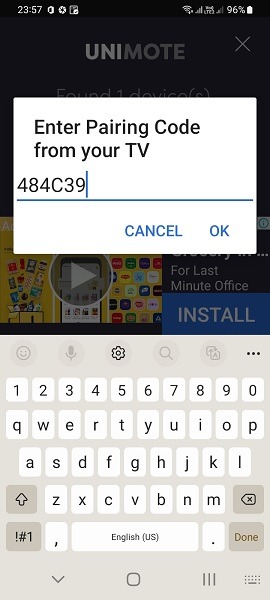 Android Phone Tv Remote Control Universal Remote Device Pairing