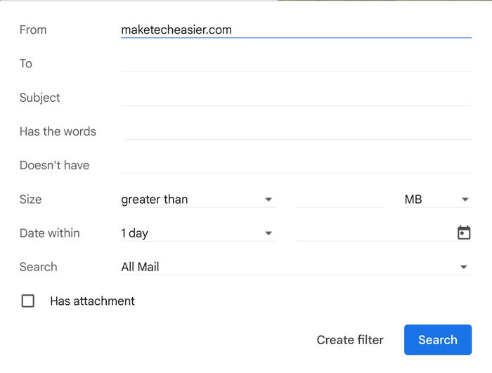 Automate Gmail 2 Search Filters