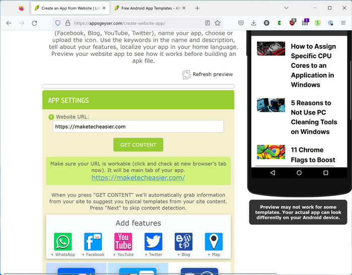 Build Apps No Code Appsgeyser
