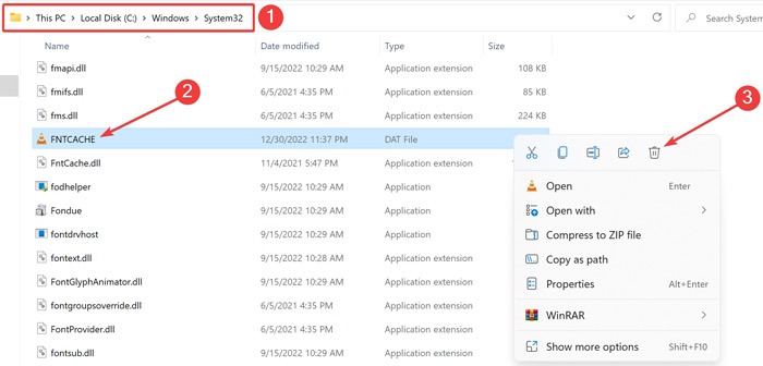 Navigating to .DAT file in File Explorer.
