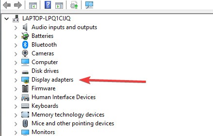 Dxgi Error Expanding Display Adapter Settings
