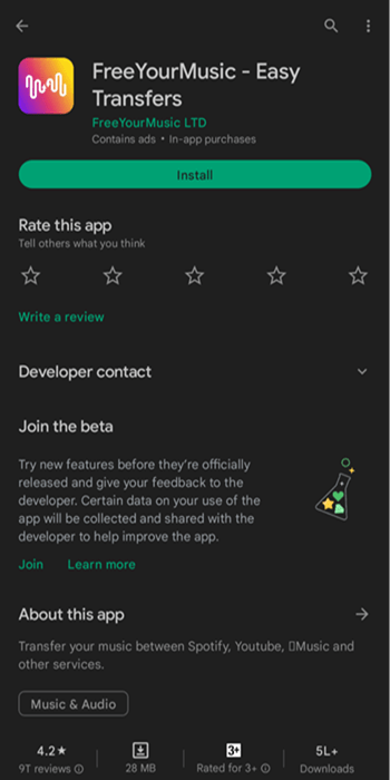 Download Freeyourmusic From Play Store