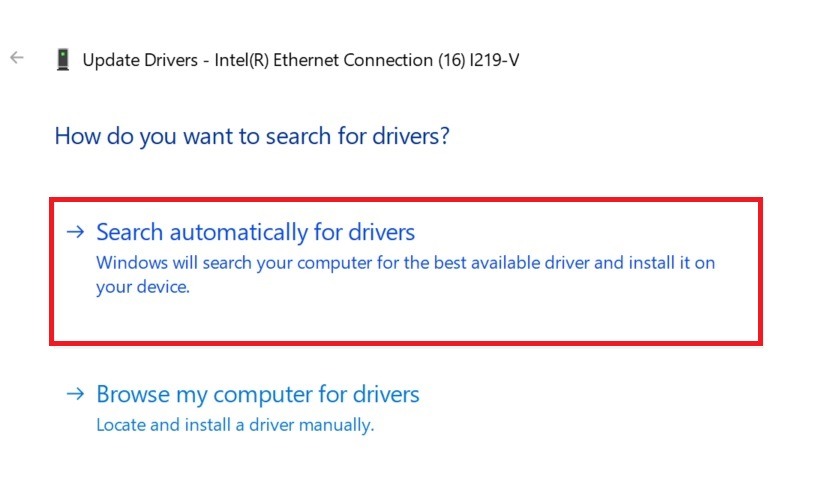 "Update Drivers" window with options to update.