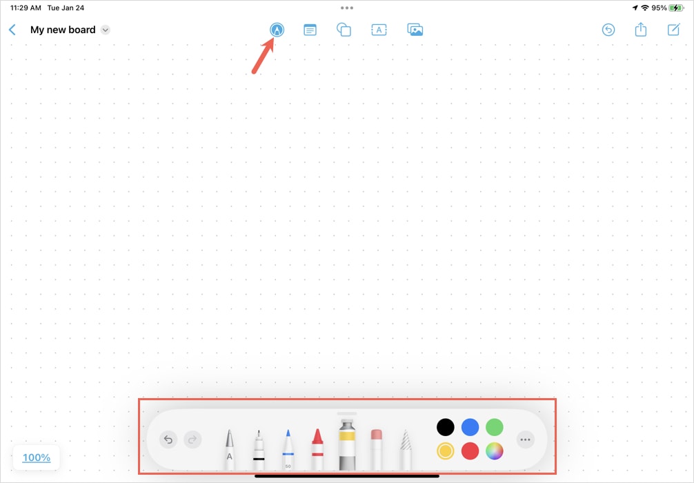Markup icon and tools