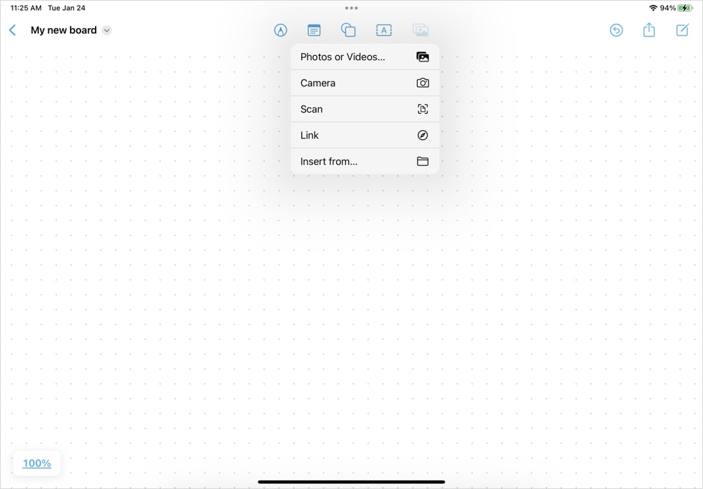 Media icon and selection