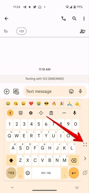 Gboard One Hand Mode Off