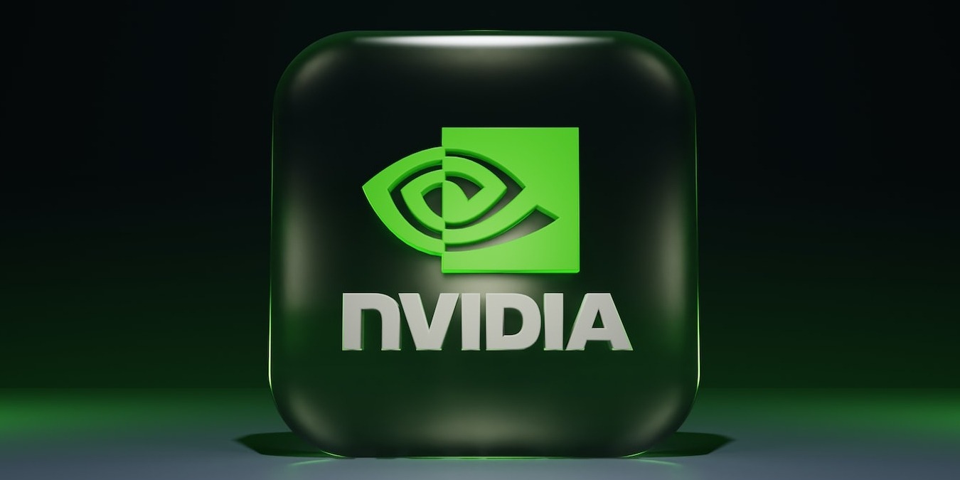 NVIDIA logo 3d image