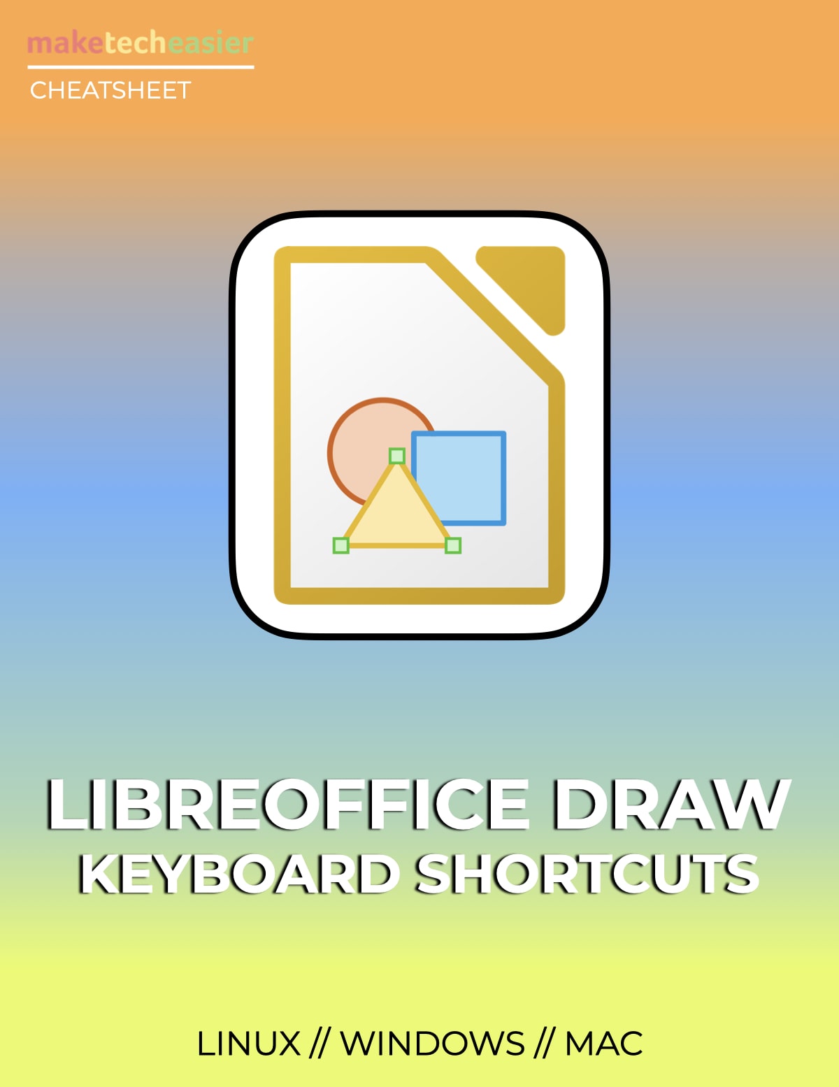 LibreOffice Draw Keyboard Shortcuts Download