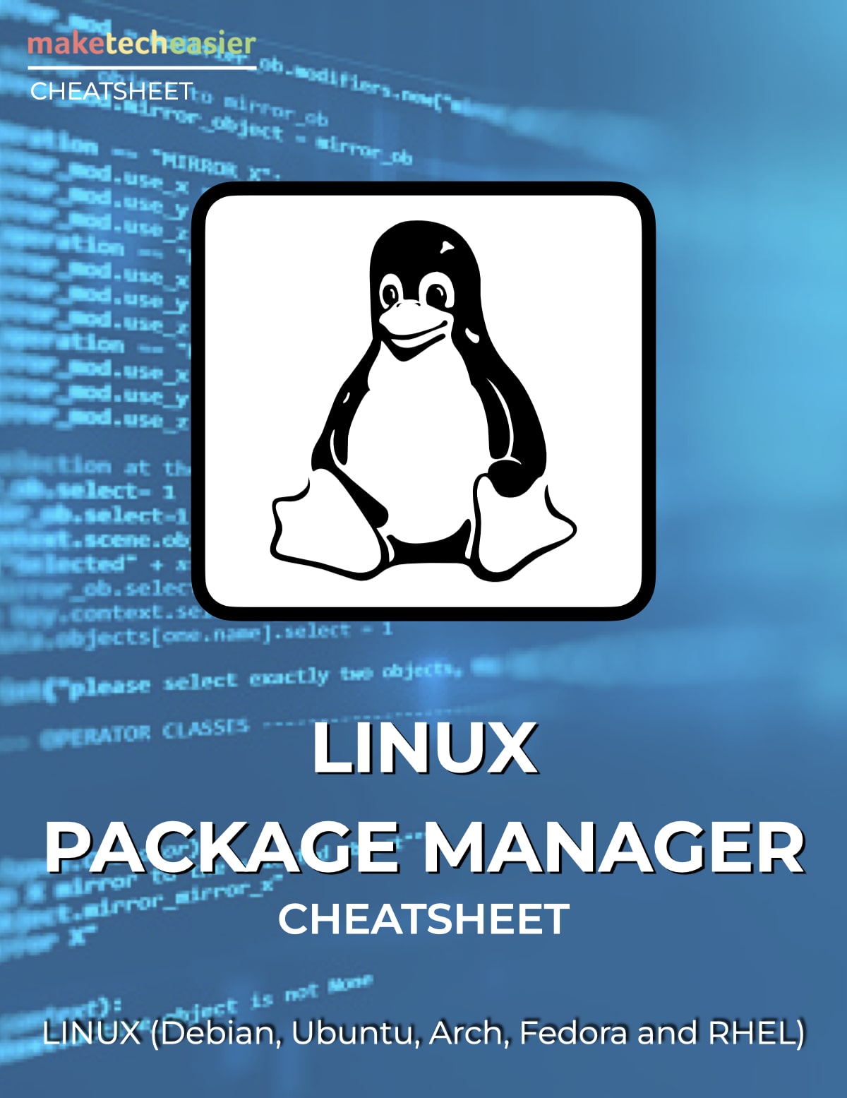 Linux Package Manager Cheatsheet Download
