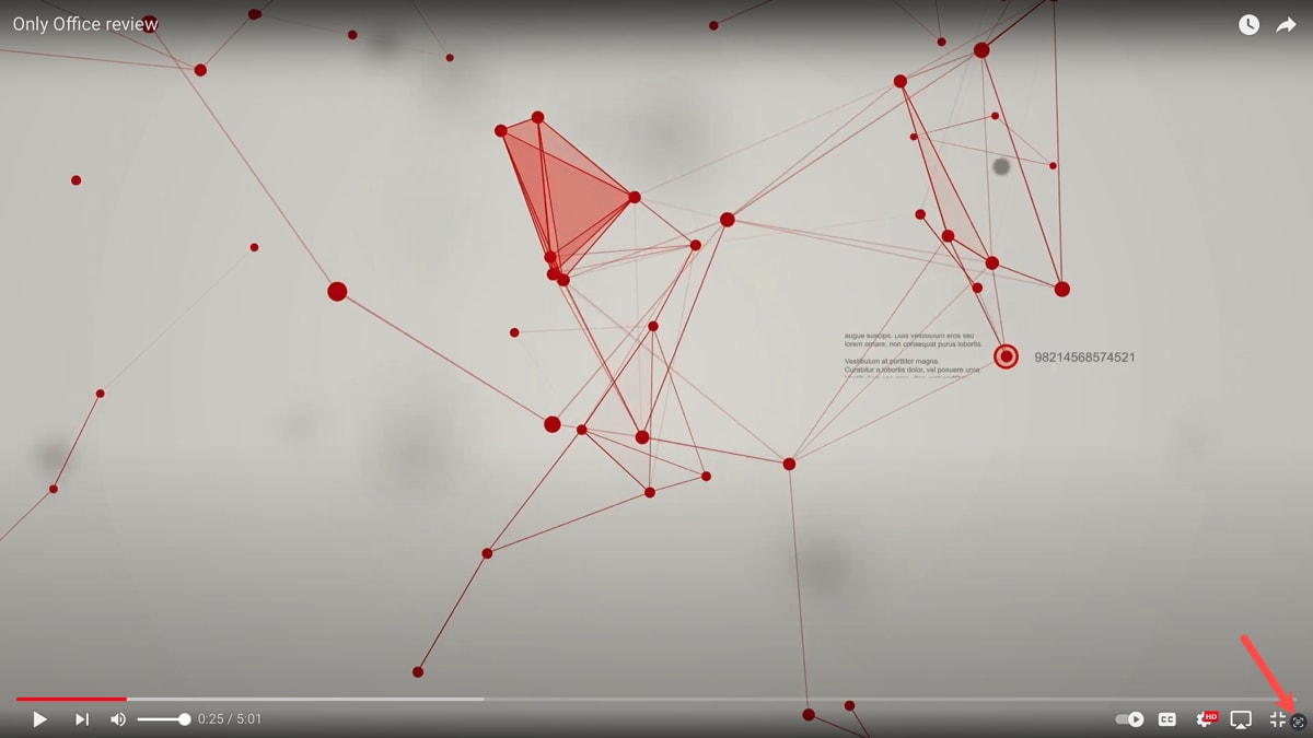  Live Text icon for a video