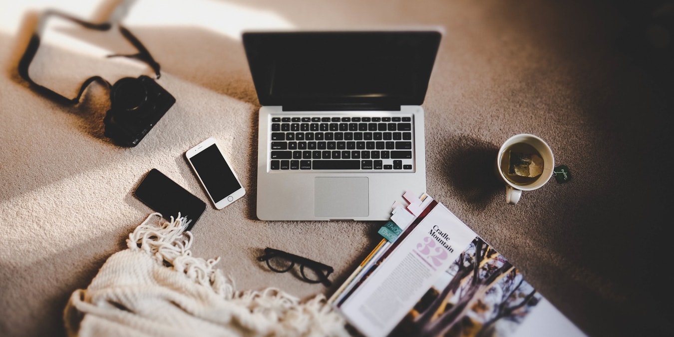 Mac, iPhone, Camera, and Magazine from Pixabay